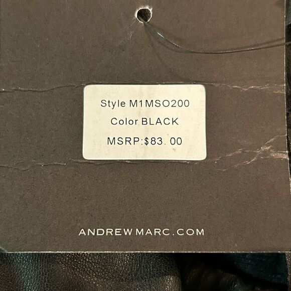 Marc New York faux leather cropped wide leg pants - Picture 5 of 6